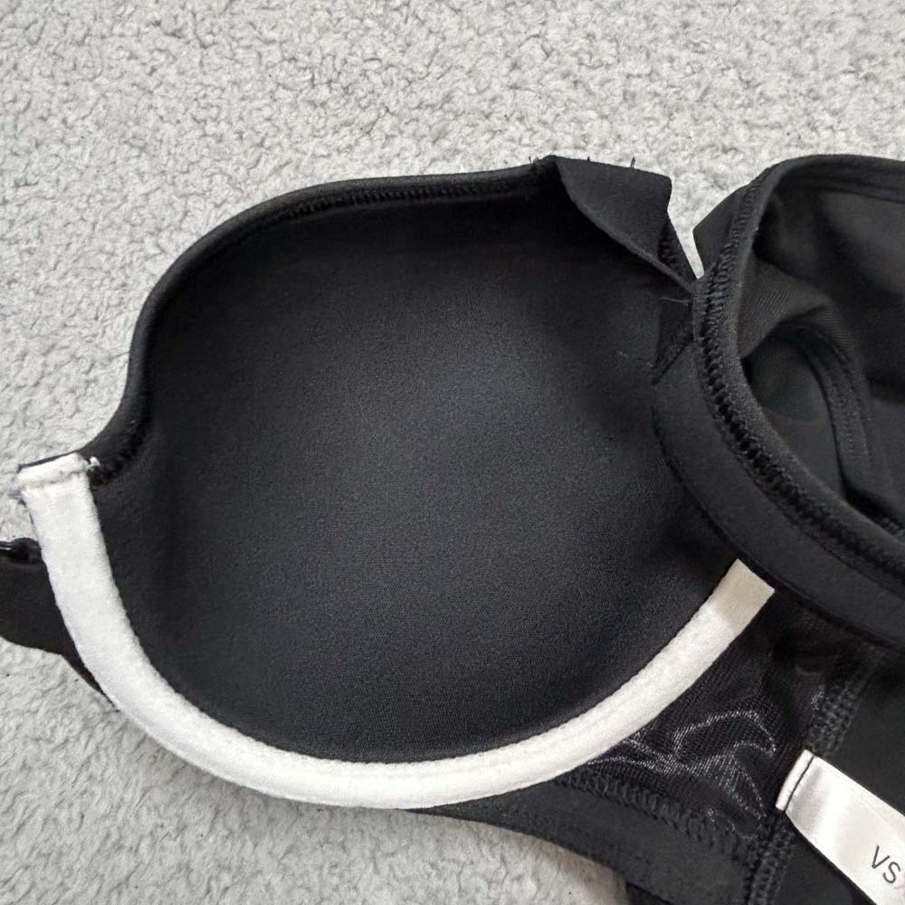 Victoria Secret Bra 36B Sports Bra VSX Sport Underwire Front Zip Support - Picture 8 of 9